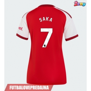Lacne Ženy Futbalové dres Arsenal Bukayo Saka #7 2026-27 Krátky Rukáv - Domáci